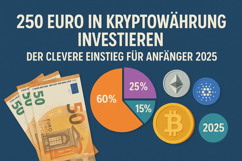 250 Euro in Kryptowährung investieren: Der clevere Einstieg für Anfänger 2025